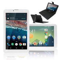 Indigi 7" Android 4.4 Tablet 3G Smartphone WiFi Bluetooth Free Keyboard Case