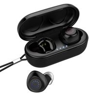 ADSDIA Wireless Earbuds, Bluetooth 5.0 [Bass] HiFi Stereo in-Ear Earphones Headphones Bluetooth Headset w/Charging Case, Waterproof IPX7, Noise Cancelling Microphone