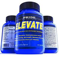 #1 Testosterone Booster Supplement ELEVATE- Natural Formula for Muscle Growth with Longjack Tribulus Terrestris and Maca Helps Boost Strength Mass Stamina and Drive Satisfaction Money Back Guarantee