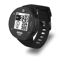 Golf Buddy Voice x with Wristband, Black