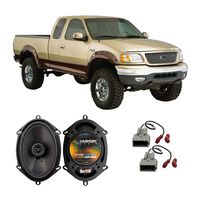 Compatible with Ford F-150 1997-2003 Front Door Factory Replacement Speaker Harmony HA-R68 Speakers