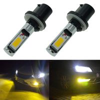Calais Extremely Bright 880 LED Fog Light bulb Yellow 3000K 2000 Lumens High Power COB Chips 890 892 893 LED Fog Lamp Bulbs Replacement (Set of 2)