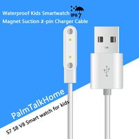 Smartwatch Magnet Suction Interface Charging Cable for PalmTalkHome Waterproof IP67 Smart Watch Phone S7 S8 S9 S1 S2 S12 4G Smartwatch