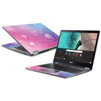 MightySkins Skin Compatible with Acer Chromebook Spin 13 (2018) - Pink Diamond | Protective, Durable, and Unique Vinyl Decal wrap Cover | Easy to Apply, Remove, and Change Styles | Made in The USA