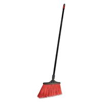 Johnson Diversey Maxistrong Angle Broom, Polypropylene Bristles, 56"" Handle, Black, 6/Carton, New
