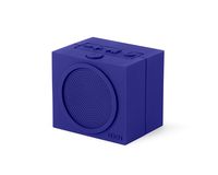 Lexon Square Tykho Rubber Rechargeable Bluetooth Speaker - Blue