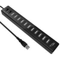 Semoic A Drag of Twelve USB2.0 Hub,12-Port USB High Speed hub for Mac, PC,USB Flash Drives,Charging Port and Other Devices