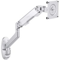 Bestand Aluminum Single Monitor Wall Mount- Monitor Stand for LED LCD,Up to 17-32 inches Screen, (Silver)