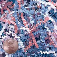 6oz Bag U Choose Size LT Blue Pink White Gift Basket Shred Crinkle Paper Filler Bedding nfLG -1658
