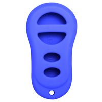 Keyless2Go New Silicone Cover Protective Case for Remote Key fobs with FCC GQ43VT9T GQ43VT17T - Blue