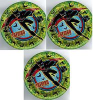Batman Beyond Super Hero Birthday Party 7" Dessert Paper Plates - 24 Plates