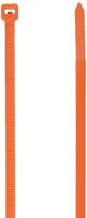 Mutual Industries 14970-145-11 Multi-Purpose Locking Ties, 11", Neon Orange (Pack of 100)