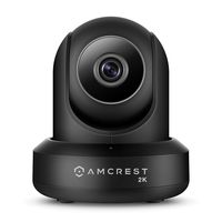 Amcrest UltraHD 2K (3MP/2304TVL) WiFi Video Security IP Camera with Pan/Tilt, Dual Band 5ghz/2.4ghz, Two-Way Audio, 3-Megapixel @ 20FPS, Wide 90° Viewing Angle and Night Vision IP3M-941B (Black)