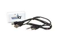Sonic IQ BTR-24-2609 Bluetooth Audio Receiver (White)