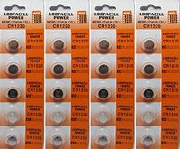 Loopacell 1220 Battery (CR1220/ DL1220/ E-CR1220/ SB-T13/ L04) Lithium 3v 20 Pcs