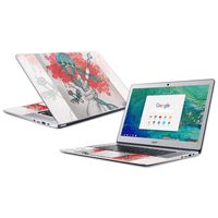 MightySkins Skin Compatible with Acer Chromebook 15" (2018) - Red Grasp | Protective, Durable, and Unique Vinyl Decal wrap Cover | Easy to Apply, Remove, and Change Styles | Made in The USA