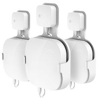 Wall Mount Holder for eero Home WiFi, The Simplest Wall Mount Holder Stand Bracket for eero Pro WiFi System Router No Messy Screws, 3 Pack(White)