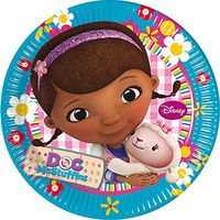 Decorata Party Doc Mcstuffins 23Cm Paper Plate - Pack Of 8