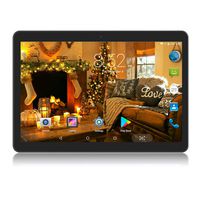 10 inch Android Tablet 4GB RAM 64GB ROM Octa Core with Dual Sim Card Slots - YELLYOUTH 3G Unlocked GSM Phone Tablets with WiFi Bluetooth GPS (Black)