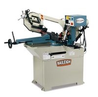 Baileigh BS-250M Hydraulic Horizontal Mitering Band Saw, 110V, 1.5hp Motor, 1" Blade, 8.93" Round Capacity