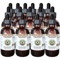 Wild Lettuce Alcohol-Free Liquid Extract, Organic Wild Lettuce (Lactuca Virosa) Dried Herb Glycerite Natural Herbal Supplement, Hawaii Pharm, USA 15x4 fl.oz
