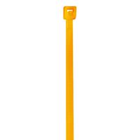 BOX USA BCT422H Colored Cable Ties, 18#, 4", Fluorescent Orange (Pack of 1000)