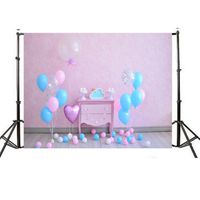 Dacawin Photography Backdrop, 5x3FT Baby Balloon Festival Backdrop For Studio Props Photo Backdrop Decor (Multicolour G)