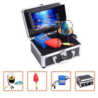 7" Color Monitor Portable Underwater Fishing Camera, Ice Lake Sea Fish Finder Camera Boat Accessory IR Infrared LED Lights