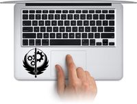 WallDecalArtStudio Brotherhood of Steel Vinyl Stickers for Laptop, Water Bottle Cup, Car Bumper Stickers Made in US (Message for Color)