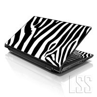 LSS 10 10.2 inch Laptop Skin Cover Compatible with HP Dell Lenovo Apple Asus Acer Compaq - Fits 7" 8" 8.9" 10" 10.2" (2 Wrist Pads Free) Zebra Print Pattern