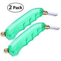 2 Pack Pistol Grip Oil Feed Glass Cutter - Heavy Duty Perfect for Cutting, Window Panes, Mirrors, Shelves, Scoring Glass Bottles and More