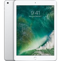 Apple iPad with WiFi, 128GB, Silver (2017 Model) (Renewed)