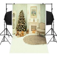 Sunshinehomely-Decor Christmas Backdrops Winter Theme Vinyl Backdrop 3x5ft Photography Background for Christmas and New Year Party (F)