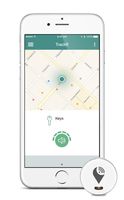 TrackR pixel - Bluetooth Tracking Device. Item Tracker. Phone Finder. iOS/Android Compatible - White (5 Pack)