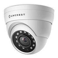 Amcrest UltraHD 4MP HD-Analog Dome Outdoor Security Camera, 4MP 2688x1520, 65ft Night Vision, IP67 Weatherproof Metal Housing, 2.8mm Lens, 99.7° Viewing Angle, 4MP @15fps, White (AMC4MDM28-W)
