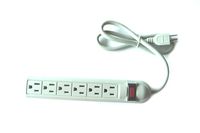 6-Outlets 28 Inch (70 cm) Long Surge-Protected Household Power Strip (FL-27S)