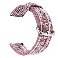 Eiowords Watch Band,Woven Nylon Pattern Replacement Band Strap+Film+ TPU Cover for Women Men for Fitbit Versa Lite Quick Release Pins (D)