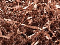 Crinkle Paper Shred for Packaging Gift Box/Basket Filler 2-Ounce Bag (Natural)