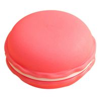 super1798 6 Pcs Cute Macaroon Jewelry Earphone Pill Storage Organize Box Case - Random Color