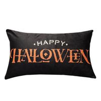 Howstar Halloween Home Decorative Sofa Linen Pillowcases Cushion Pillow Cover (I)