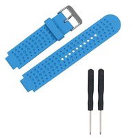 Sara-u Male Silicone Replacement Wrist Band for Garmin Forerunner 25 GPS Watch with Tools