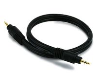 PREMIUM 1.5FT 3.5mm Stereo Male to 3.5mm Stereo Male 22AWG Cable - Gold Plated