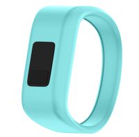 QGHXO Band for Garmin Vivofit Jr/Vivofit Jr. 2, Soft Silicone Replacement Watch Band Strap for Garmin Vivofit Jr/Vivofit Jr. 2 Activity Tracker, Small, Large (Teal, Small: 5.7")