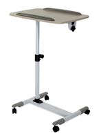Mount-It! Rolling Laptop Cart | Mobile Laptop Desk with Wheels | Height Adjustable Tilting Bedside Sofa Couch Recliner Tray with Wheels (MI-7946)
