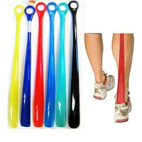 2 Plastic Shoehorns 18.5" Extra Long Large Shoe Horn Handle Sturdy Flexible New
