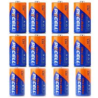 12 Pcs AM-1 LR20 MN1300 Duration 1800min D Alkaline Battery
