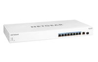 NETGEAR 10-Port Gigabit Ethernet Smart Managed Pro Ultra60 PoE Switch (GS710TUP) - with 8 x PoE++ @ 480W, 2 x 1G Uplinks, Desktop/Rackmount, and ProSAFE Lifetime Protection