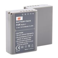 DSTE Replacement for 2X BLN-1 Replacement Li-ion Battery Compatible Olympus OM-D E-M1 E-M5 Pen E-P5 Pen-F Digital Camera as BCN-1 BLN1