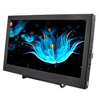 Portable Monitor, 11.6 Inch 1080P HDMI VGA Computer Display, 1920×1080 Full HD IPS Screen Gaming Monitor with HDMI for Laptop Raspberry Pi 4 3 2 1 Model B B+ Xbox PS4 Windows 7 8 10 System