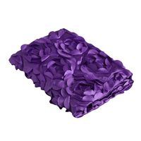 Tangc Newborn Photography Props Rug Baby Photo 3D Rose Flower Backdrop Blanket (deep purple)